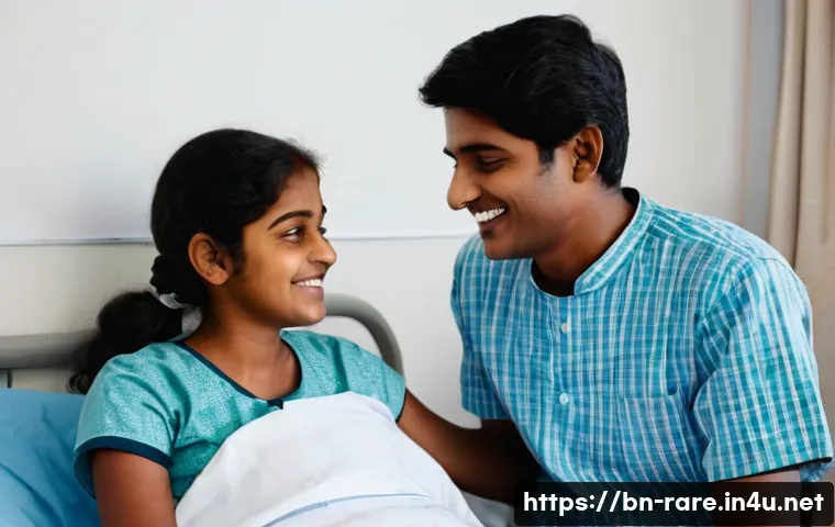 난치성 장애 의료보험 혜택 - **Prompt:** A heartwarming scene of a diverse Bengali family (father, mother, and a teenage child) i...